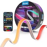 Govee COB LED Strip Light Pro, LED Lights for Bedroom Compatible with Alexa, Google Assistant and Matter, RGBICW Light with Warm White, Smart Strip Light, LED Lights for Bedroom, Color Changing, 9.8ft - Thumbnail 1