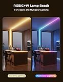 Govee COB LED Strip Light Pro, LED Lights for Bedroom Compatible with Alexa, Google Assistant and Matter, RGBICW Light with Warm White, Smart Strip Light, LED Lights for Bedroom, Color Changing, 9.8ft - Thumbnail 3