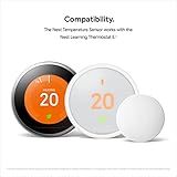 Google Nest Temperature Sensor- That Works with Nest Learning Thermostat and Nest Thermostat E - Smart Home, White - Thumbnail 5