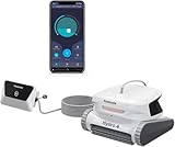 Poolmate Hydro 4 Pool Robot Cleaner for Inground & Above Ground Pools | Floor, Wall & Waterline Cleaning | Smart App Control with WiFi & Bluetooth | 50ft Cord | Large 4.1L Top-Load Filter Basket - Thumbnail 9