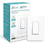Kasa Matter Smart Light Switch: Voice Control w/Siri, Alexa & Google Assistant | UL Certified | Timer & Schedule | Easy Guided Install | Neutral Wire Required | Single Pole | 2.4GHz Wi-Fi | KS205 - Thumbnail 1