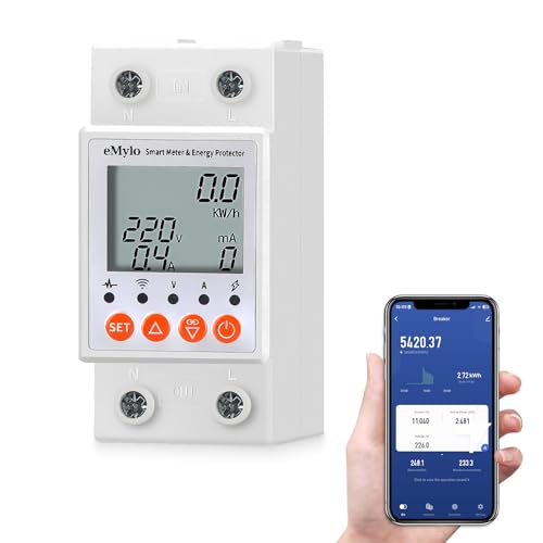 Tuya WiFi 2CH Real-Time Huidige Monitor Stroom Monitor Automatisering Meldingen Smart Life Afstandsbediening