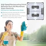 HOBOT S7 Pro Dual Mop Polish Hand Wiping Tec Window Cleaning Robot, 15nm Dual Ultrasonic Spray, 4800Pa Suction, App & Remote Control | for Framed/Frameless Glass, Any Thickness, Indoor/Outdoor Use - Thumbnail 3