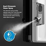 HOBOT S7 Pro Dual Mop Polish Hand Wiping Tec Window Cleaning Robot, 15nm Dual Ultrasonic Spray, 4800Pa Suction, App & Remote Control | for Framed/Frameless Glass, Any Thickness, Indoor/Outdoor Use - Thumbnail 4