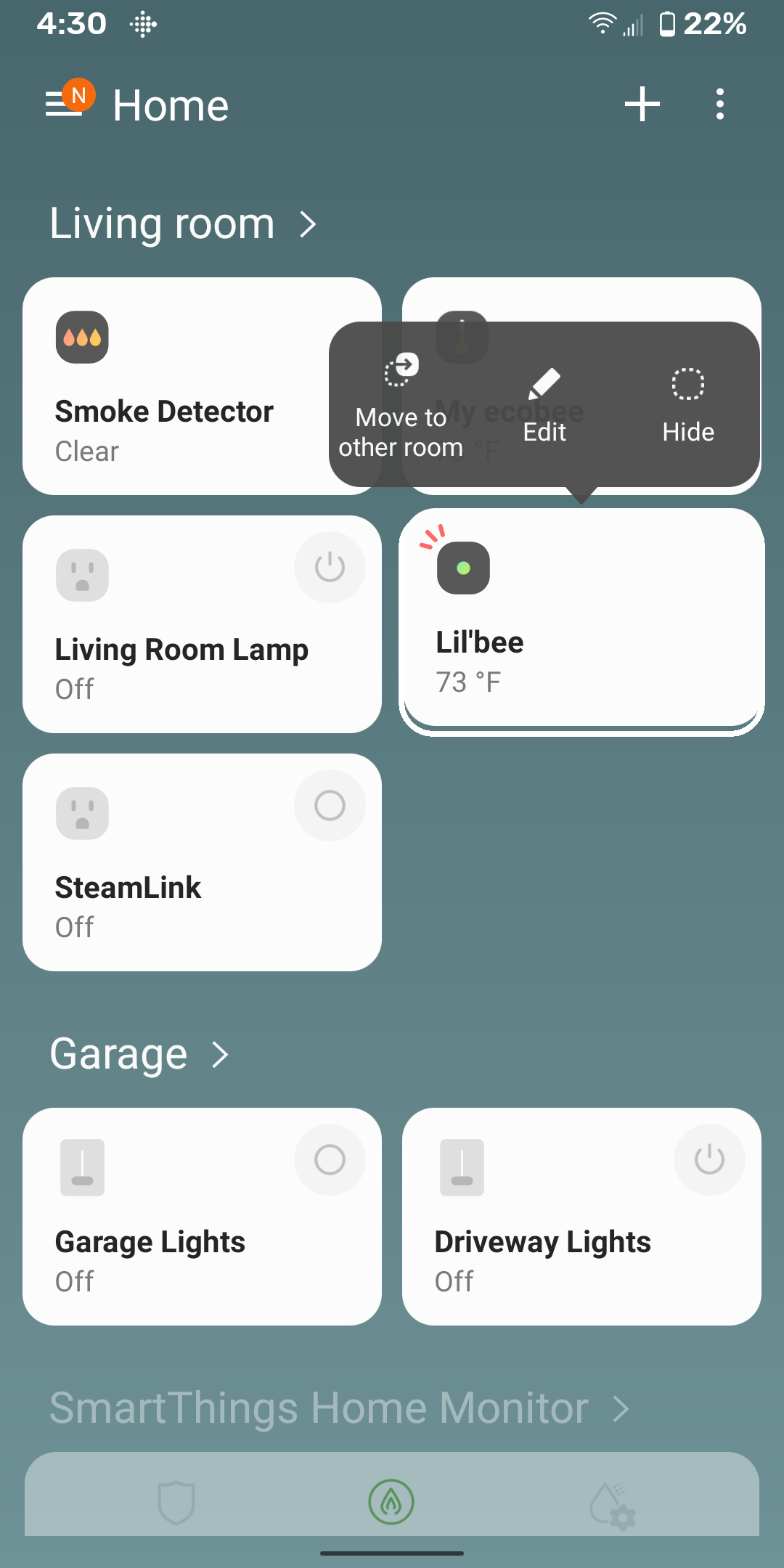Image 2 from How to Hide or Unhide SmartThings Devices