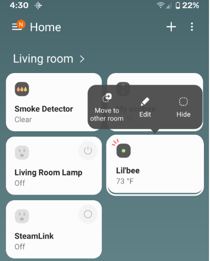 Image 4 from How to Hide or Unhide SmartThings Devices
