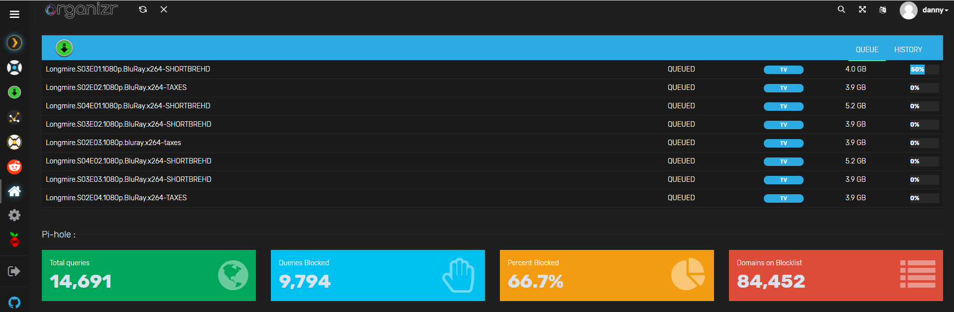Image 2 from How To Add Pihole inside iFrame of Organizr