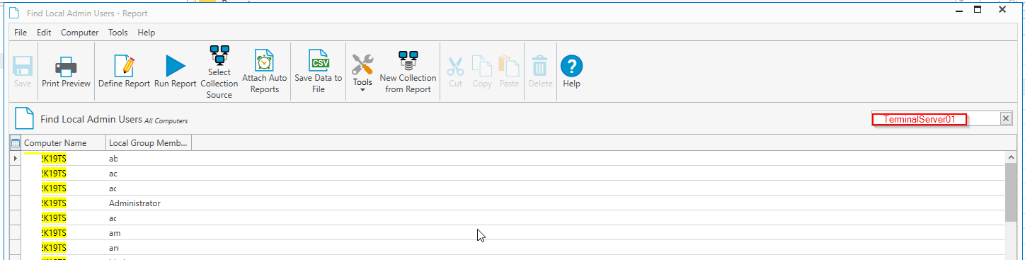 Image 5 from Create PDQ Inventory Report to Show Local Admins