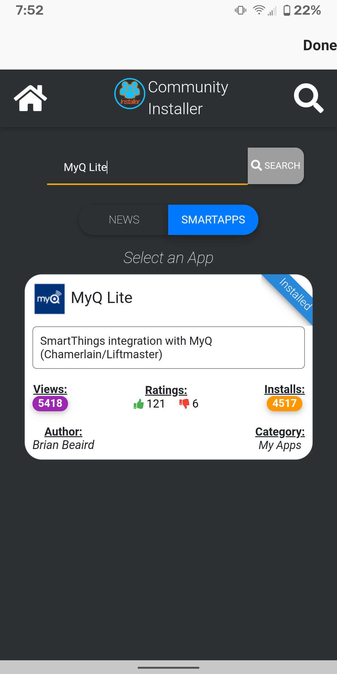 Image 9 from SmartThings Garage Door Opener integration with MyQ