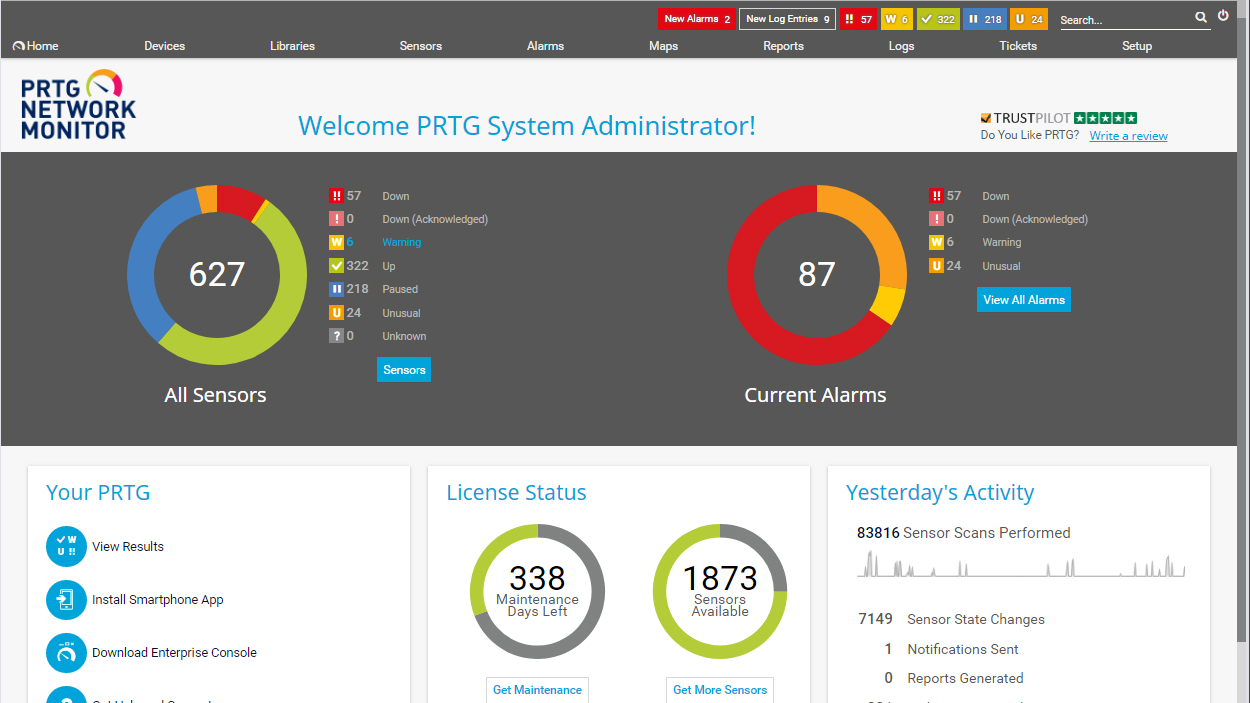 Configure Watchdog 15 Temperature Sensor in PRTG using SNMP