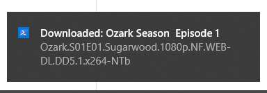 Image 4 from How to Setup Windows 10 "Toast Notifications" for Sonarr