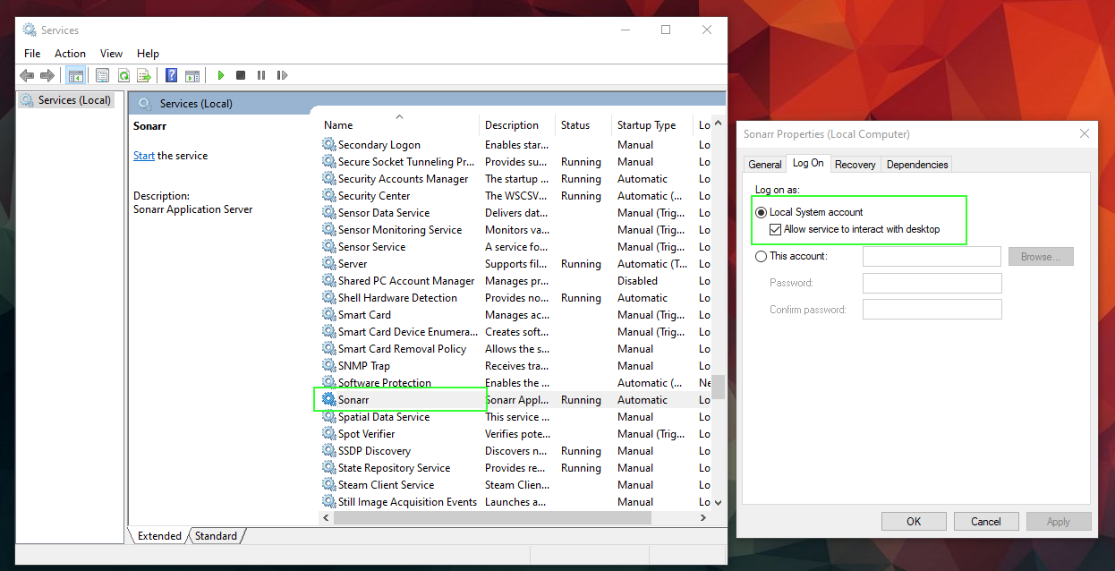Image 7 from How to Setup Windows 10 "Toast Notifications" for Sonarr