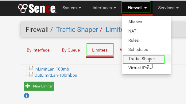 Image 4 from How To Limit Bandwidth in PfSense