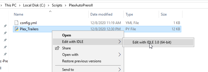 Image 11 from Configure Plex Automatic Prerolls on Windows