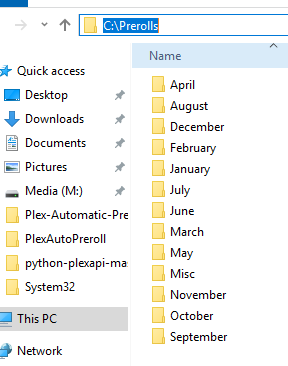 Image 18 from Configure Plex Automatic Prerolls on Windows