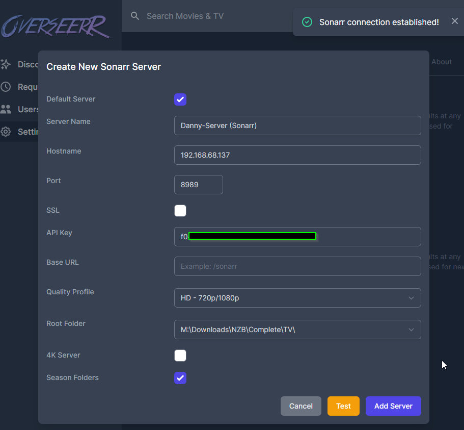 Image 13 from How To Setup Overseerr in Docker (Ombi Alternative)