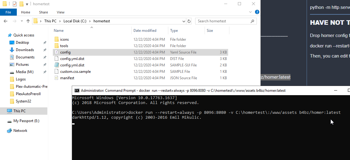 Image 2 from Configure Homer Dashboard in Docker, Docker-Compose or Python