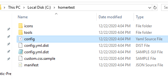 Image 4 from Configure Homer Dashboard in Docker, Docker-Compose or Python