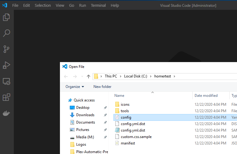Image 5 from Configure Homer Dashboard in Docker, Docker-Compose or Python