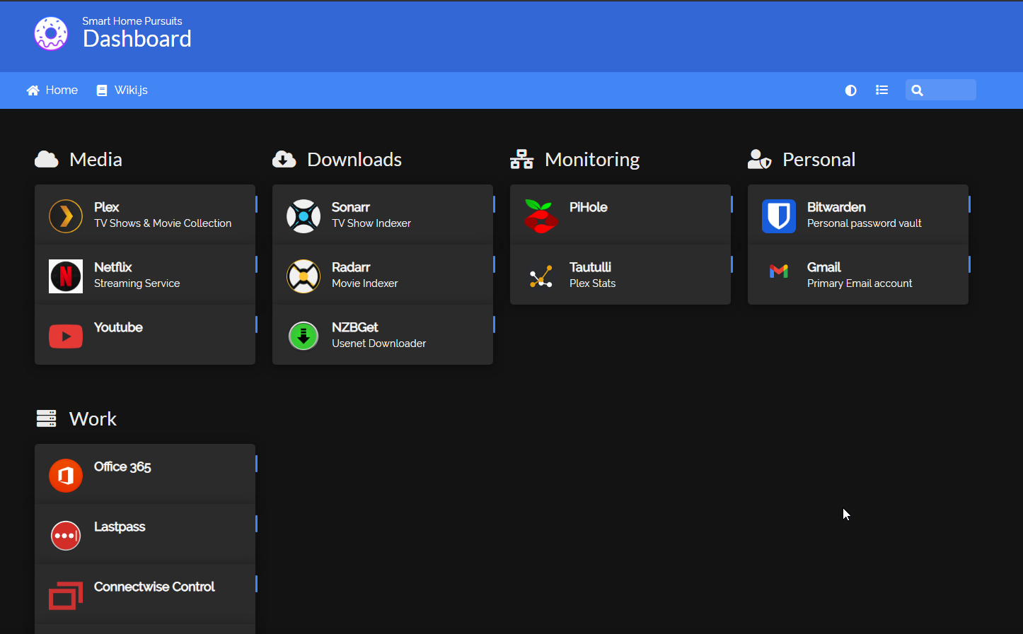 Configure Homer Dashboard in Docker, Docker-Compose or Python