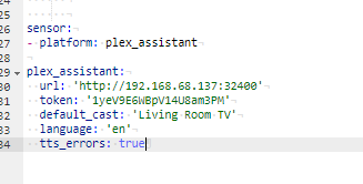 Image 9 from How to Setup "Plex Assistant" in Home Assistant To Cast Plex Media Using Your Voice