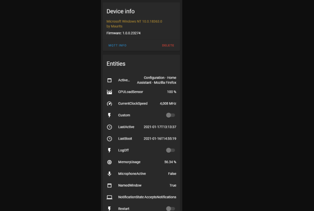 How to Setup HASS Workstation Service in Home Assistant