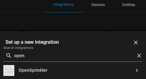 Image 2 from How To Install OpenSprinkler in Home Assistant