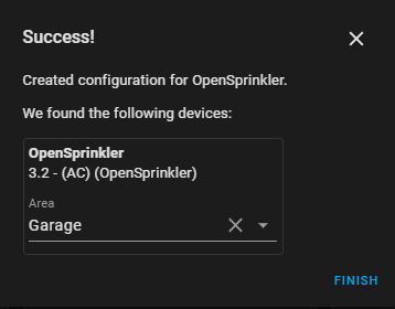 Image 6 from How To Install OpenSprinkler in Home Assistant