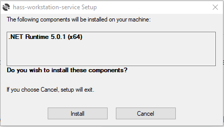 Image 5 from How to Setup HASS Workstation Service in Home Assistant
