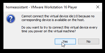 Image 15 from How To Install Home Assistant using VMware Workstation