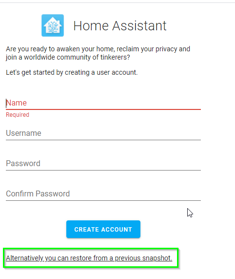 Image 20 from How To Install Home Assistant using VMware Workstation