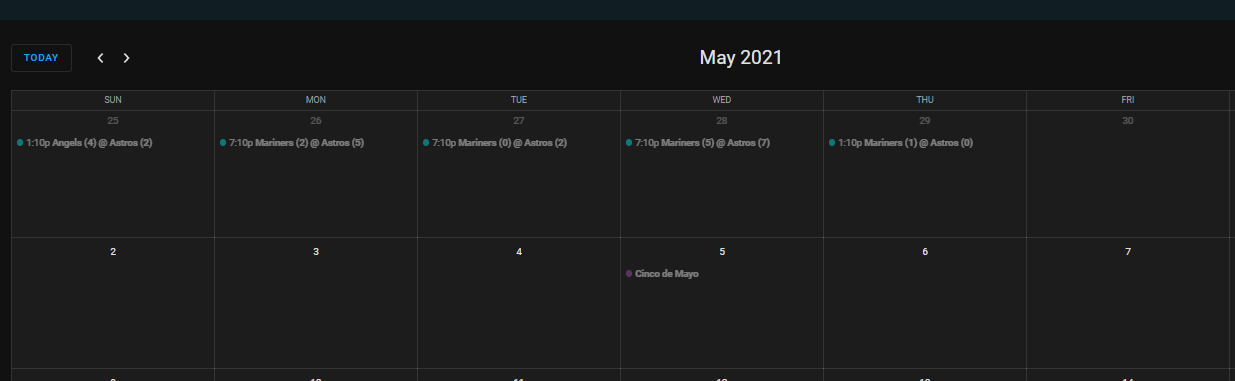 Image 5 from Add "Upcoming Sports" Card to Home Assistant via Google Calendar