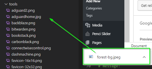 Image 2 from Add Image Background to Homer Dashboard