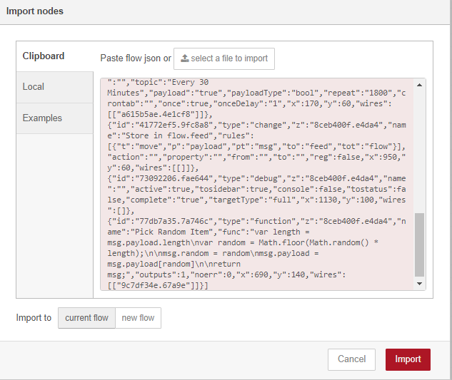 Image 6 from Configure RSS Feed in Homer Dashboard with Node Red