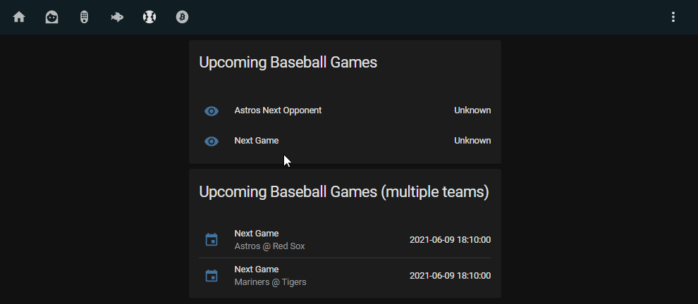 Image 18 from Add "Upcoming Sports" Card to Home Assistant via Google Calendar