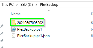 Image 10 from How To Automate Plex Metadata Backups