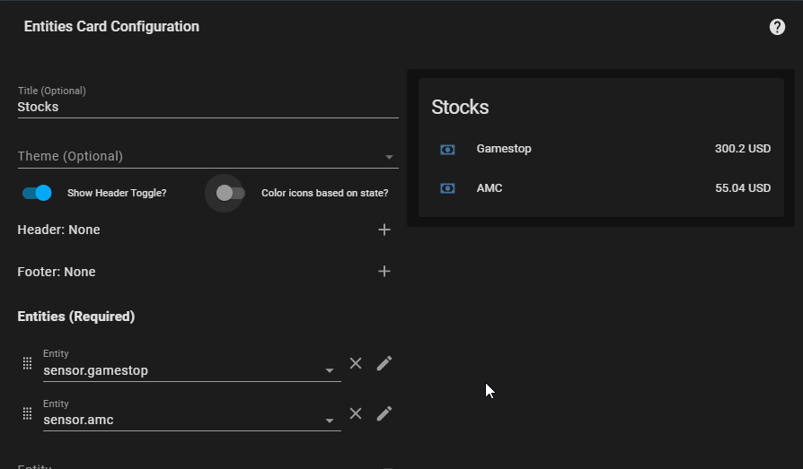 Image 7 from How To Track Stock Prices in Home Assistant