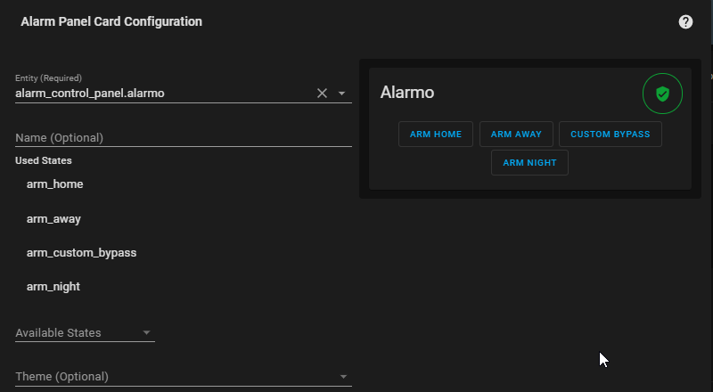 Image 14 from How To Setup Alarmo in Home Assistant
