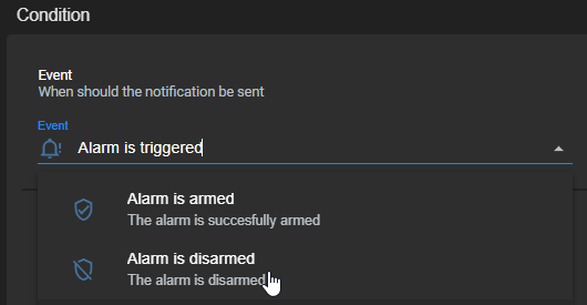 Image 9 from Disarm Alarmo Alarm in Home Assistant Using Actionable Notifications