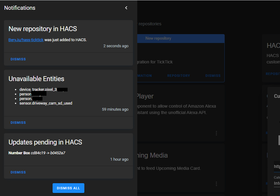 How To Get Home Assistant, Addons, and HACS Update Alerts
