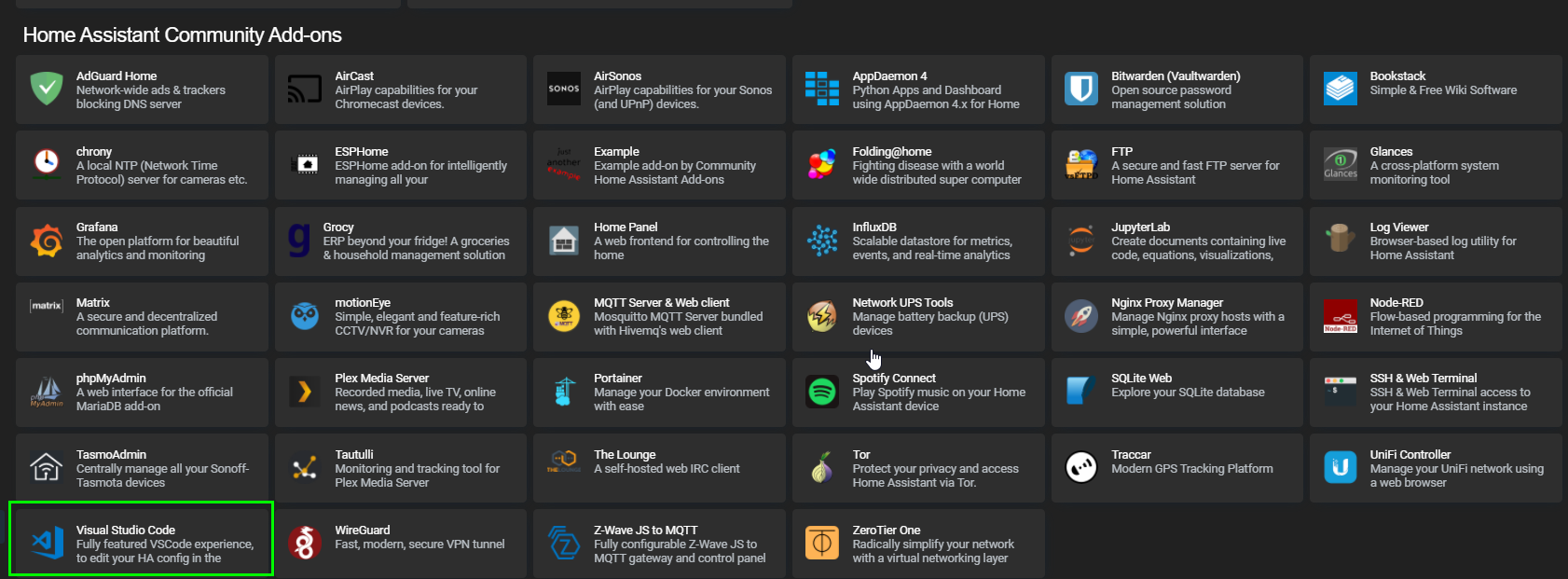 Image 3 from Edit Home Assistant Config Files in a Browser using VSCode