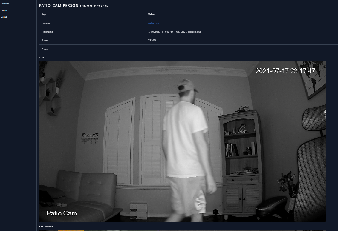 Image 11 from Frigate: Enabling Clips and Advanced Object Detection (pt2)