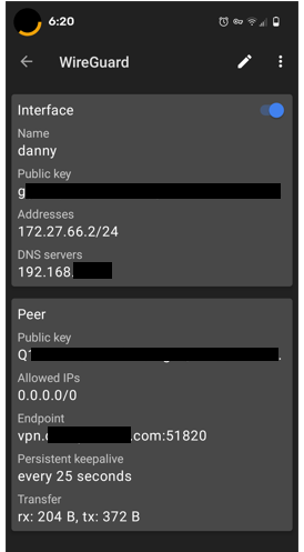 Image 22 from How to install WireGuard VPN Addon in Home Assistant with custom domain name