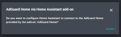 Image 9 from How to Install AdGuard Home Addon in Home Assistant