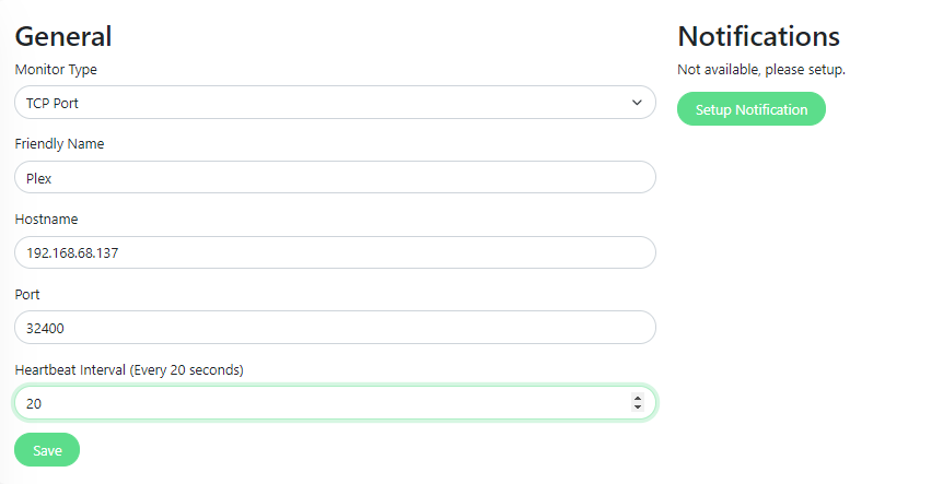 Image 9 from How To Install Uptime Kuma in Docker