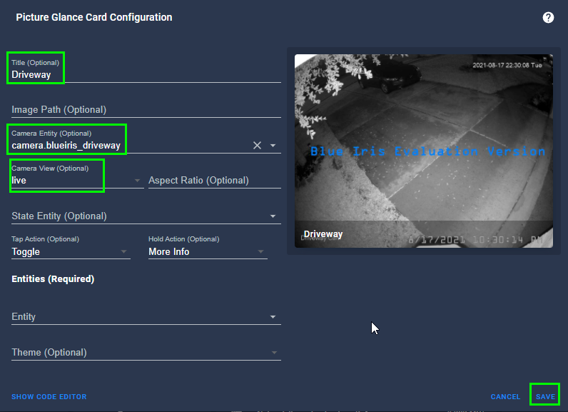 Image 13 from How to Setup Blue Iris NVR Integration in Home Assistant