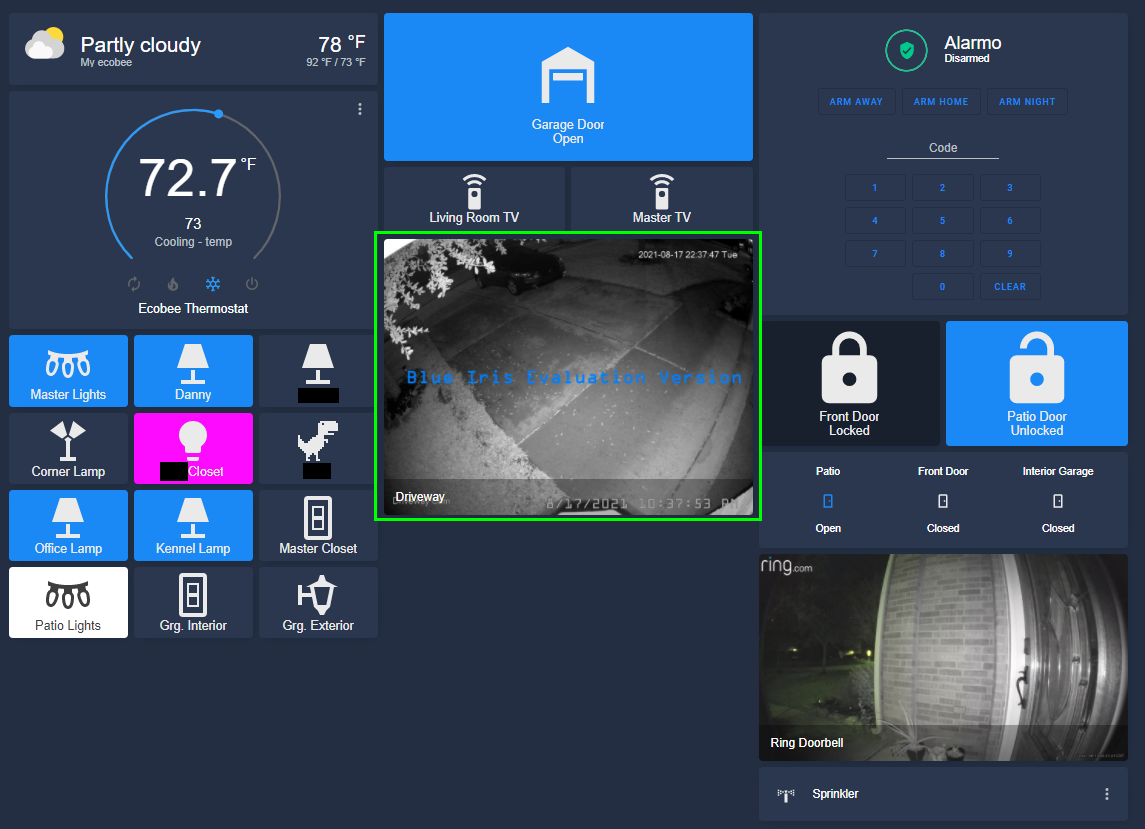 Image 14 from How to Setup Blue Iris NVR Integration in Home Assistant