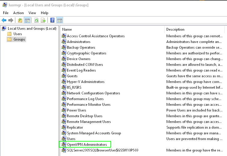 Image 2 from How To Add Users to the OpenVPN Administrators Group