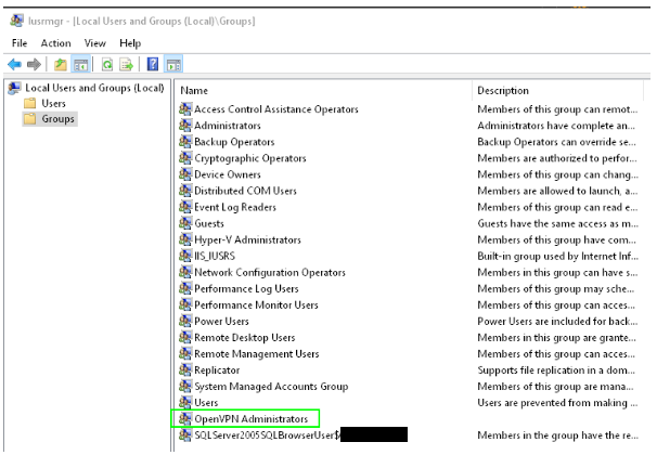 Image 4 from How To Add Users to the OpenVPN Administrators Group