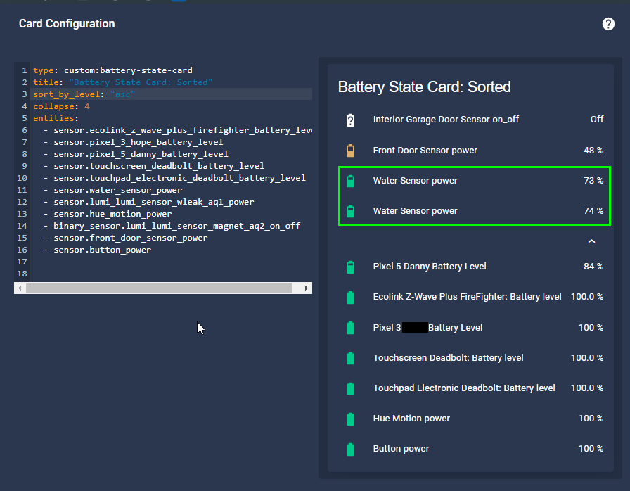 Image 8 from How To Create a Lovelace Battery State Card in Home Assistant